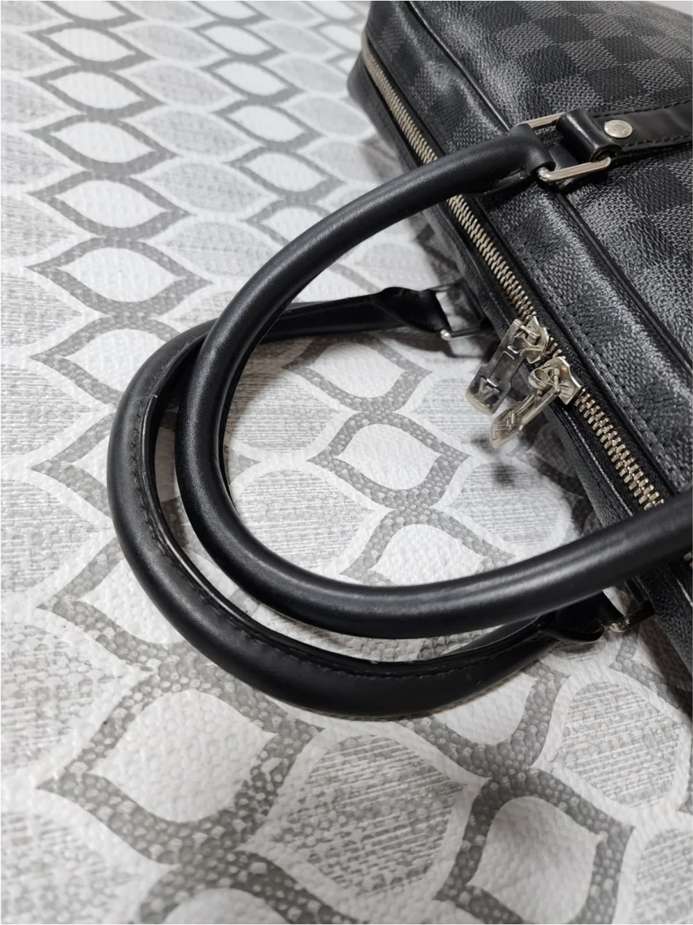 Louis Vuitton Damier Graphite Top Handle Bag Black/Grey